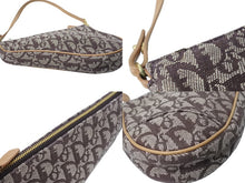 Load image into Gallery viewer, Christian Dior クリスチャンディオール トロッター サドルポーチ ワンショルダー ブラウン MC1001 美品 中古 67359