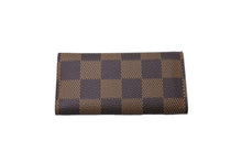 Load image into Gallery viewer, 極美品 LOUIS VUITTON ルイヴィトン ダミエ ミュルティクレ4 キーケース N62631 エベヌ ブラウン ゴールド金具 中古 67366