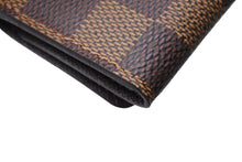 Load image into Gallery viewer, 極美品 LOUIS VUITTON ルイヴィトン ダミエ ミュルティクレ4 キーケース N62631 エベヌ ブラウン ゴールド金具 中古 67366