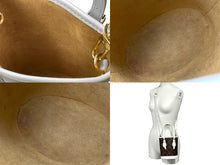 Load image into Gallery viewer, LOUIS VUITTON ルイヴィトン ナノバケット ショルダーバッグ モノグラム LVマッチ M81489 ブラウン ホワイト 美品 中古 67372