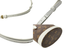 Load image into Gallery viewer, LOUIS VUITTON ルイヴィトン ナノバケット ショルダーバッグ モノグラム LVマッチ M81489 ブラウン ホワイト 美品 中古 67372