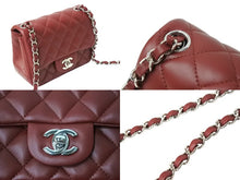 Load image into Gallery viewer, 極美品 CHANEL シャネル ミニマトラッセ チェーンショルダーバッグ ダークレッド ココマーク 28番台 レザー シルバー金具 中古 67379