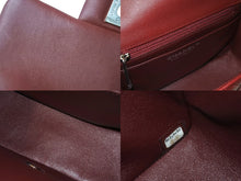 Load image into Gallery viewer, 極美品 CHANEL シャネル ミニマトラッセ チェーンショルダーバッグ ダークレッド ココマーク 28番台 レザー シルバー金具 中古 67379