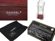 Load image into Gallery viewer, 極美品 CHANEL シャネル ミニマトラッセ チェーンショルダーバッグ ダークレッド ココマーク 28番台 レザー シルバー金具 中古 67379