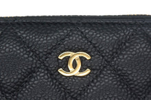 Load image into Gallery viewer, 未使用 CHANEL シャネル マトラッセ コインケース AP0216 キャビアスキン ブラック ゴールド金具 中古 67380