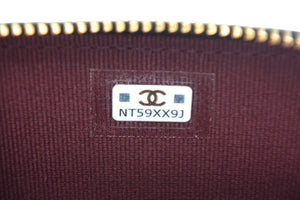 未使用 CHANEL シャネル マトラッセ コインケース AP0216 キャビアスキン ブラック ゴールド金具 中古 67380