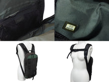 Load image into Gallery viewer, CHANEL シャネル スポーツライン リュック バックパック ココマーク 8番台 キャンバス カーキ ブラック 良品 中古 67384
