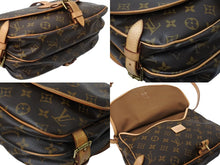Load image into Gallery viewer, LOUIS VUITTON ルイヴィトン モノグラム ソミュールMM ショルダーバッグ ブラウン 斜め掛け M40710 美品 中古 67388