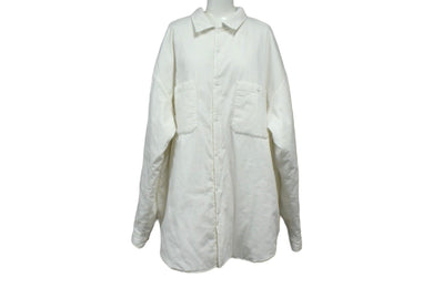 Supreme MM6 Maison Marvel Padded Shirt シュプリーム メゾンマルジェラ シャツジャケット サイズL 24SS ホワイト コットン 美品 中古 67390 