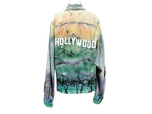 Load image into Gallery viewer, AMIRI アミリ HOLLYWOOD LOGO ハリウッド ロゴ デニムジャケット Gジャン コットン ブルー マルチカラー サイズM 美品 中古 67392