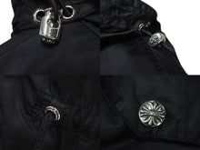 Load image into Gallery viewer, 新品同様 CHROME HEARTS クロムハーツ U PUDDLES フルパッジ ダガージップ ナイロンモッズコート クロスボール ブラック サイズM 中古 4c073999