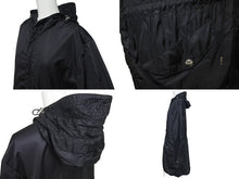 Load image into Gallery viewer, 新品同様 CHROME HEARTS クロムハーツ U PUDDLES フルパッジ ダガージップ ナイロンモッズコート クロスボール ブラック サイズM 中古 4c073999