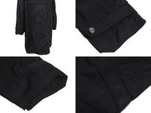 Load image into Gallery viewer, 新品同様 CHROME HEARTS クロムハーツ U PUDDLES フルパッジ ダガージップ ナイロンモッズコート クロスボール ブラック サイズM 中古 4c073999