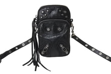 Load image into Gallery viewer, 極美品 BALENCIAGA バレンシアガ ルカゴール ショルダーバッグ メンズバッグ 742015 ブラック シルバー金具 中古 67401