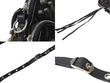 Load image into Gallery viewer, 極美品 BALENCIAGA バレンシアガ ルカゴール ショルダーバッグ メンズバッグ 742015 ブラック シルバー金具 中古 67401