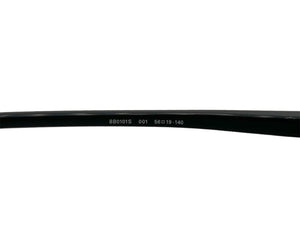 極美品 BALENCIAGA バレンシアガ サングラス サイズ56□19-140 キャットアイ BB0101S ブラック アセテート 中古 67403