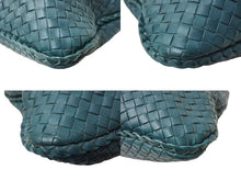 Load image into Gallery viewer, BOTTEGAVENETA ボッテガヴェネタ イントレチャート ショルダーバッグ ホーボー 115654 V0016 3872 グリーン 美品 中古 67410