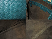 Load image into Gallery viewer, BOTTEGAVENETA ボッテガヴェネタ イントレチャート ショルダーバッグ ホーボー 115654 V0016 3872 グリーン 美品 中古 67410