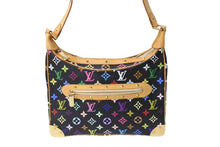 Load image into Gallery viewer, LOUIS VUITTON ルイ ヴィトン 村上隆 ブローニュ モノグラムマルチカラー ショルダーバッグ M92638 黒 ノワール 美品 中古 67416