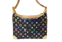 Load image into Gallery viewer, LOUIS VUITTON ルイ ヴィトン 村上隆 ブローニュ モノグラムマルチカラー ショルダーバッグ M92638 黒 ノワール 美品 中古 67416