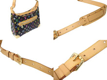 Load image into Gallery viewer, LOUIS VUITTON ルイ ヴィトン 村上隆 ブローニュ モノグラムマルチカラー ショルダーバッグ M92638 黒 ノワール 美品 中古 67416