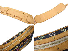 Load image into Gallery viewer, LOUIS VUITTON ルイ ヴィトン 村上隆 ブローニュ モノグラムマルチカラー ショルダーバッグ M92638 黒 ノワール 美品 中古 67416