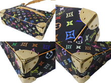 Load image into Gallery viewer, LOUIS VUITTON ルイ ヴィトン 村上隆 ブローニュ モノグラムマルチカラー ショルダーバッグ M92638 黒 ノワール 美品 中古 67416