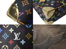 Load image into Gallery viewer, LOUIS VUITTON ルイ ヴィトン 村上隆 ブローニュ モノグラムマルチカラー ショルダーバッグ M92638 黒 ノワール 美品 中古 67416