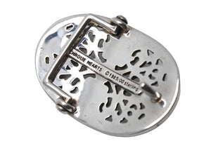 CHROME HEARTS クロムハーツ BUCKL OVAL CROSS1.5 1.5クラシック オーバルクロス バックル スターリングシルバー 美品 中古 67418