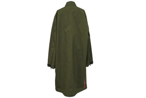 PRADA GORE-TEX プラダ ゴアテックス ダウンジャケット リネアロッサ コート サイズM ナイロン カーキ 美品 中古 67424 