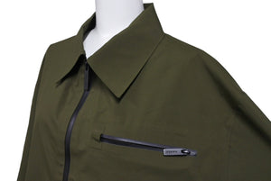 PRADA GORE-TEX プラダ ゴアテックス ダウンジャケット リネアロッサ コート サイズM ナイロン カーキ 美品 中古 67424 