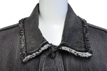 Load image into Gallery viewer, THUGCLUB サグクラブ Tribal Denim Jacket トライバルデニムジャケット コットン グレー シルバー金具 サイズ1 美品 中古 67425