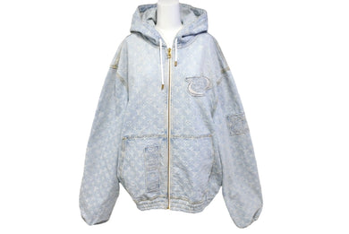 LOUIS VUITTON ルイヴィトン × NBA コラボ ジップスルーフーディ ブルゾン ジャケット 52 RM212 UZD HLA01W 美品 中古 67427