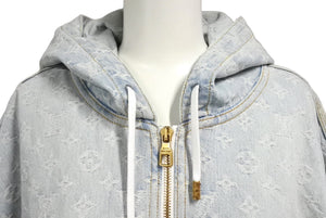 LOUIS VUITTON ルイヴィトン × NBA コラボ ジップスルーフーディ ブルゾン ジャケット 52 RM212 UZD HLA01W 美品 中古 67427