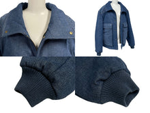 Load image into Gallery viewer, LOUISVUITTON ルイヴィトン モノグラム パデッド パファー デニムジャケット インディゴ ブルー 23SS サイズ52 美品 中古 67429