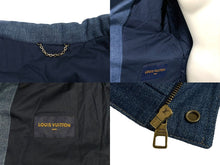 Load image into Gallery viewer, LOUISVUITTON ルイヴィトン モノグラム パデッド パファー デニムジャケット インディゴ ブルー 23SS サイズ52 美品 中古 67429