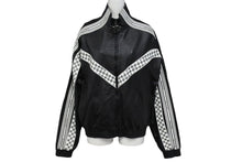 Load image into Gallery viewer, 極美品 LouisVuitton ルイヴィトン トラックジャケット LVロゴ ダミエライン 22SS RM221 185 HML61E ラムスキン ブラック S 中古 67430