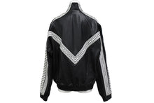 Load image into Gallery viewer, 極美品 LouisVuitton ルイヴィトン トラックジャケット LVロゴ ダミエライン 22SS RM221 185 HML61E ラムスキン ブラック S 中古 67430