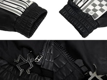 Load image into Gallery viewer, 極美品 LouisVuitton ルイヴィトン トラックジャケット LVロゴ ダミエライン 22SS RM221 185 HML61E ラムスキン ブラック S 中古 67430