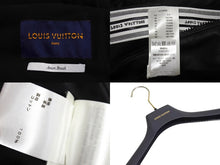 Load image into Gallery viewer, 極美品 LouisVuitton ルイヴィトン トラックジャケット LVロゴ ダミエライン 22SS RM221 185 HML61E ラムスキン ブラック S 中古 67430