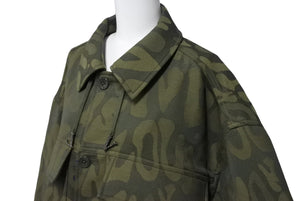 新品未使用 LOUIS VUITTON ルイヴィトン レース ウール オーバーシャツ ミリタリー ジャケット サイズ50 RM231M S70 HOB02E グリーン 中古 67431