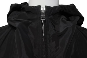 PRADA プラダ トライアングルプレート ロングコート ナイロン 2022 ブラック サイズ36 291788 R201 1060 美品 中古 67432 