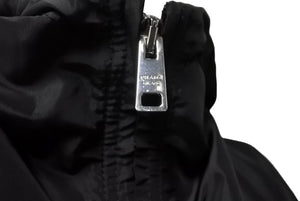PRADA プラダ トライアングルプレート ロングコート ナイロン 2022 ブラック サイズ36 291788 R201 1060 美品 中古 67432 