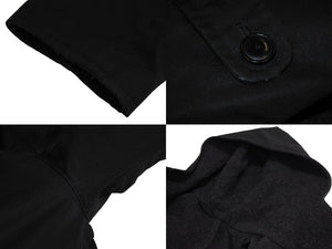 COMOLI コモリ フーデッドコート ロングコート コットン ポリエステル ブラック サイズ2 美品 中古 67434