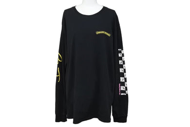CHROME HEARTS クロムハーツ 長袖Tシャツ サイズL MATTY BOY マティボーイ プリント ブラック コットン 美品 中古67439