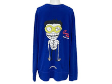 Load image into Gallery viewer, CHROME HEARTS クロムハーツ スウェット サイズM MATTY BOY マティボーイ プリント コットン ブルー 美品 中古 67441