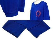 Load image into Gallery viewer, CHROME HEARTS クロムハーツ スウェット サイズM MATTY BOY マティボーイ プリント コットン ブルー 美品 中古 67441