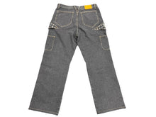 Load image into Gallery viewer, LouisVuitton ルイヴィトン モノグラムフラワーデニムパンツ ジーンズ 23AW RM232 Y92 HPD92W ブラック コットン 美品 中古 67444