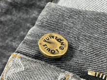Load image into Gallery viewer, LouisVuitton ルイヴィトン モノグラムフラワーデニムパンツ ジーンズ 23AW RM232 Y92 HPD92W ブラック コットン 美品 中古 67444