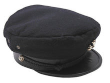 Load image into Gallery viewer, CHROME HEARTS クロムハーツ キャップ ハット CHプラス ブラック ウール レザー サイズM 美品 中古 67452